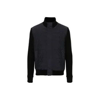 HERNO Knitted Panel Down Jacket