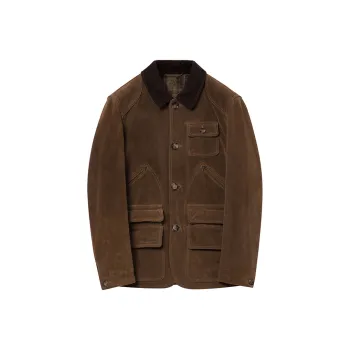 J.D.V Leather Jacket Men's Brown