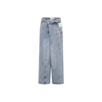 Feng Chen Wang Twisted Wide leg Jeans
