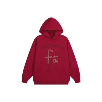 Caver&Hunter Sweatshirt Unisex Vintage China Red