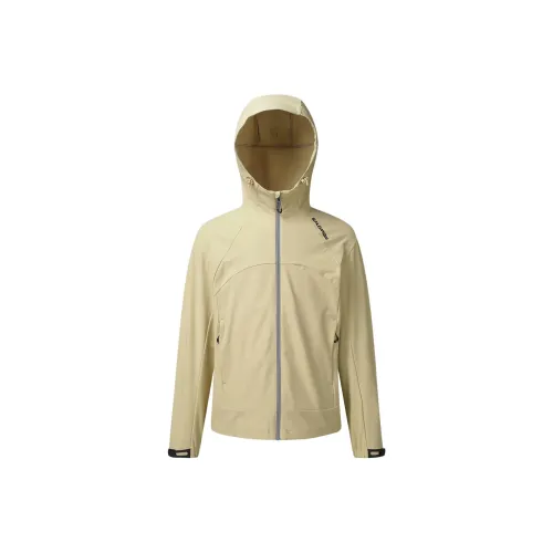 SALOMON UNI OTRIS Jackets & Coats Men's Yellow Brown