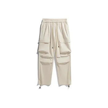 CELUCASN Casual Pants Unisex White