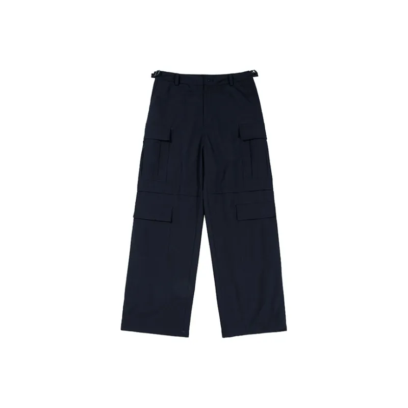 COUNTRY MOMENT Cargo Pants Unisex Navy Blue-0