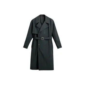 ZARA Trench Coats Men Black