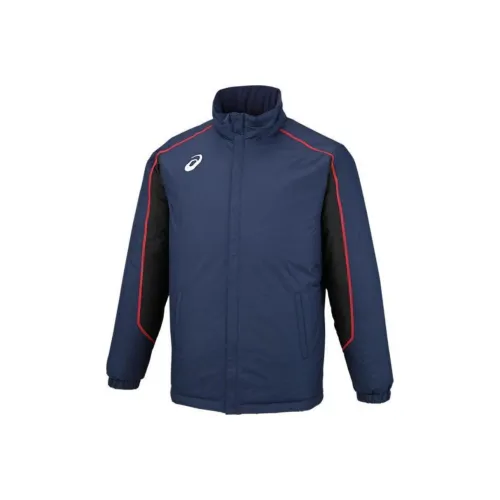 Asics Jackets Coats Men's Marine Blue