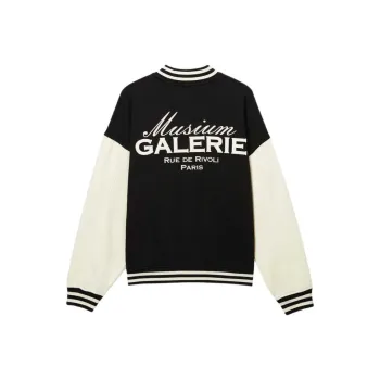 MUSIUM DIV Logo embroidered Bomber Jacket