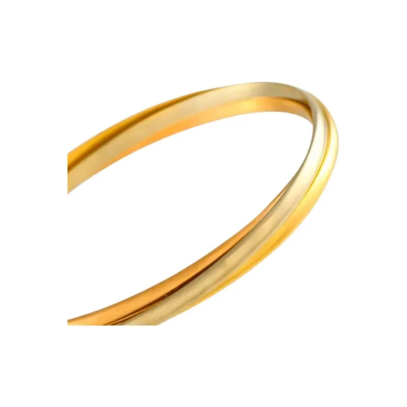 Cartier Pre owned 18kt Gold Trinity Bangle-2