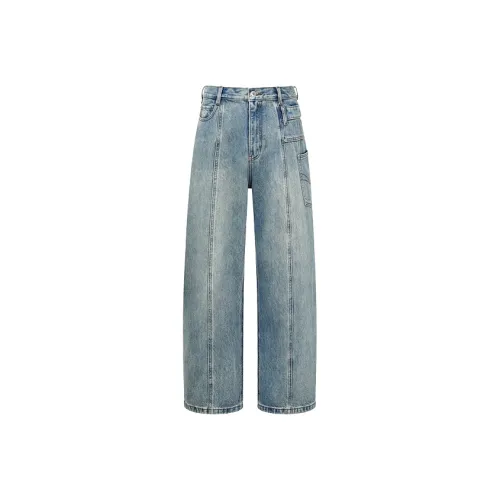 Feng Chen Wang Jeans Unisex Blue