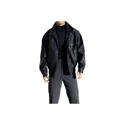 leather bomber jacket refracted ps paul smith jacket