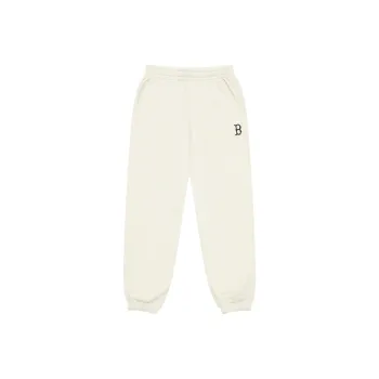 MLB Boston Red Sox Basic Collection 24FW Knitted Sports Pants Unisex Dark Cream