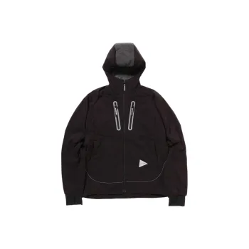 And Wander Puffer Jacket Unisex Black