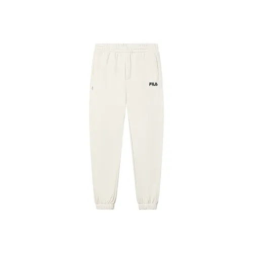 FILA Knitted Sweatpants Men's Steam White