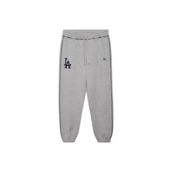 New Era SS24 Knitted Sports Pants Unisex Gray