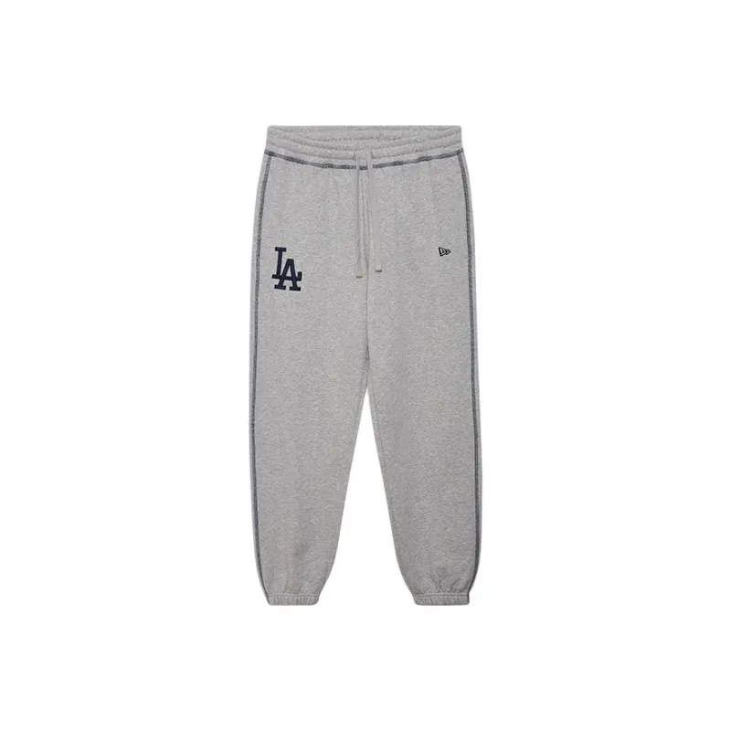 New Era SS24 Knitted Sports Pants Unisex Gray-0
