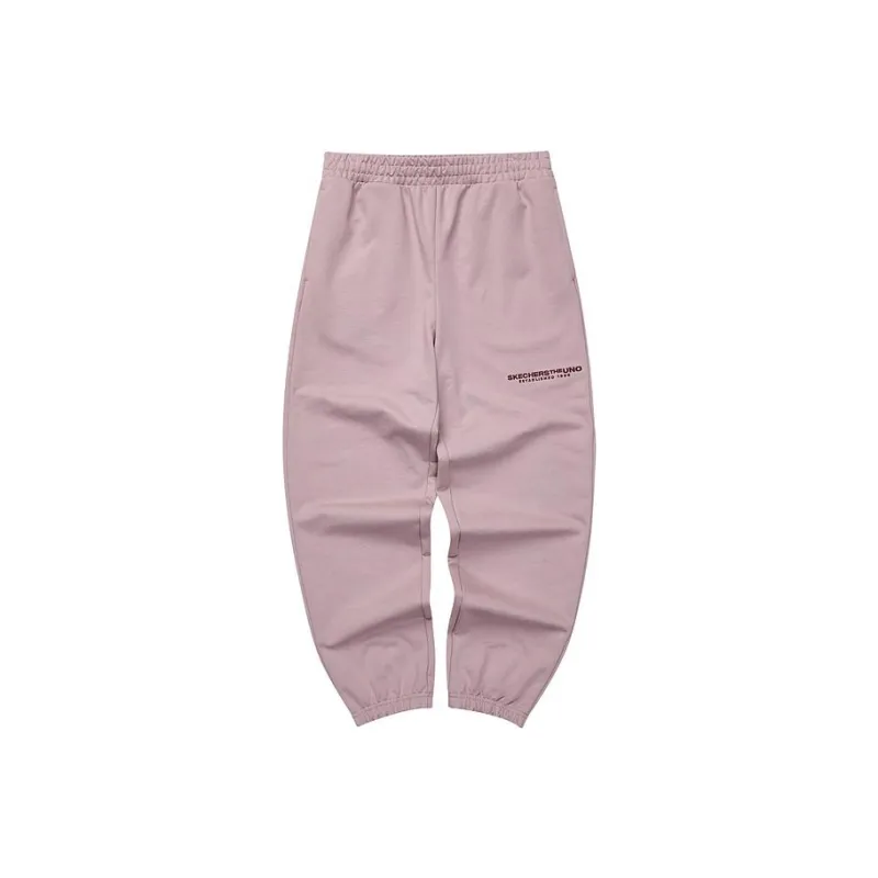 Skechers Knitted Sports Pants Men's Wooden Rose Pink-0