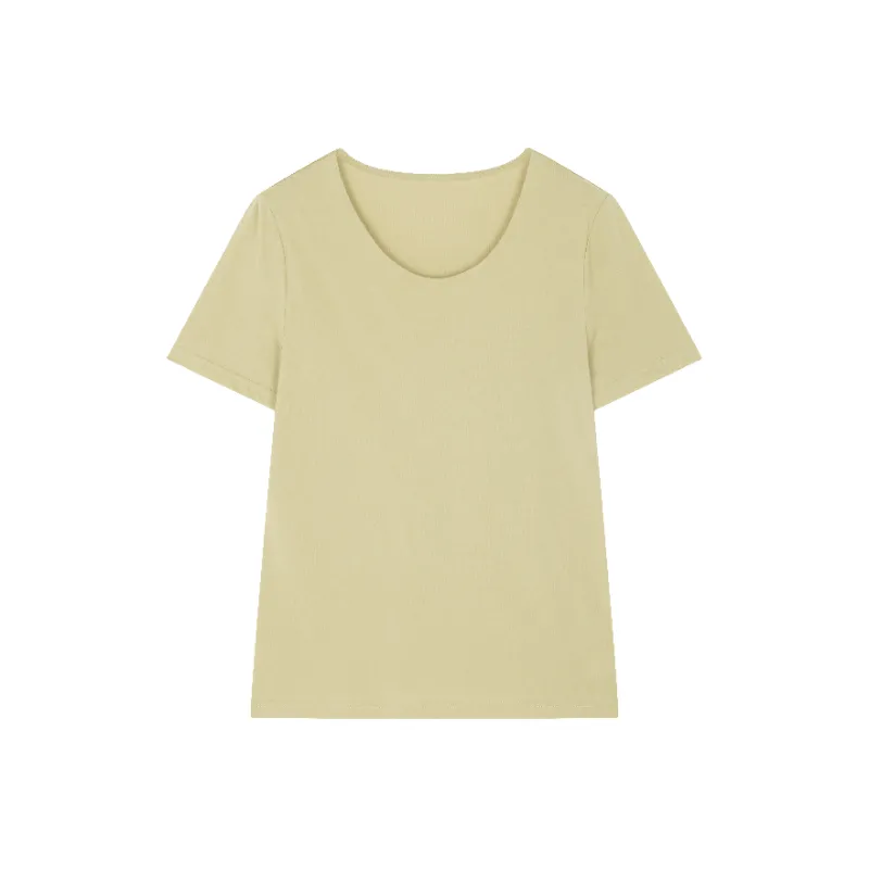 Mo Han Yi Mei T Shirt Women's Avocado Green-4