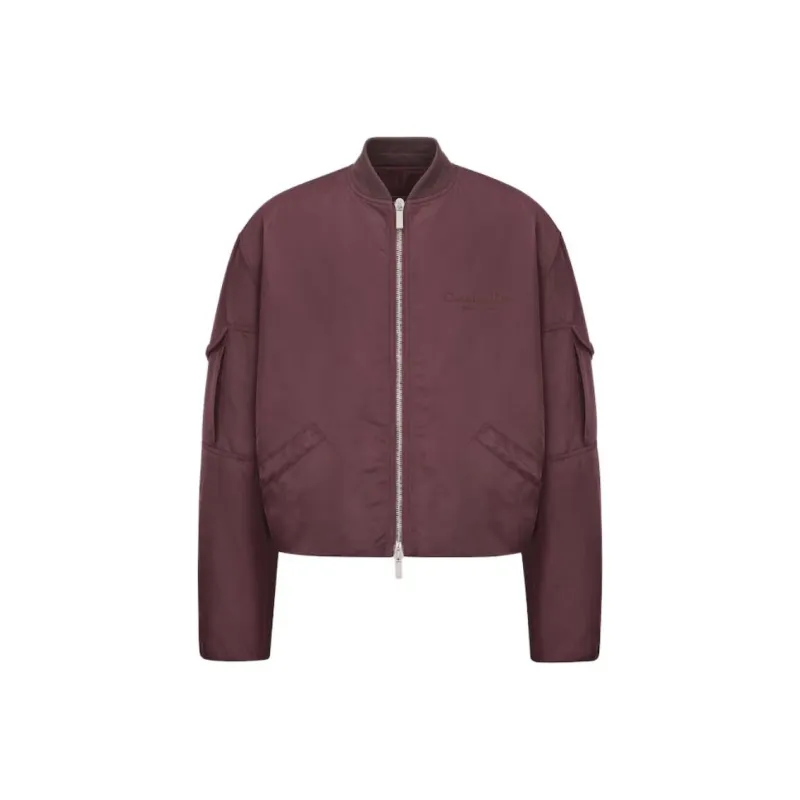 DIOR Jackets Coats Men's Burgundy-0