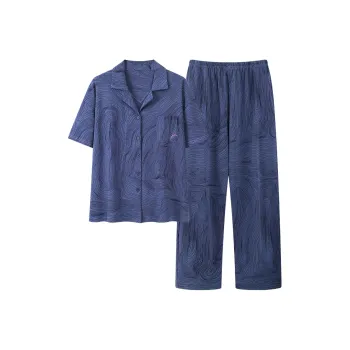 GOSO Pajama Set Men's Royal Blue