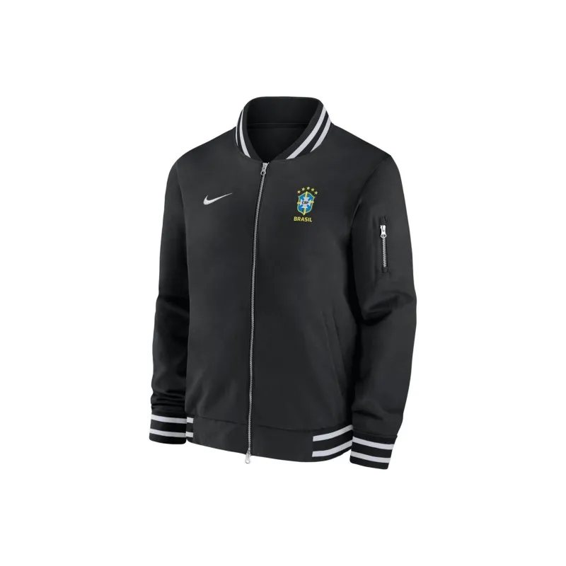 Nike Brazil Men's Nike Soccer Bomber Jacket-0