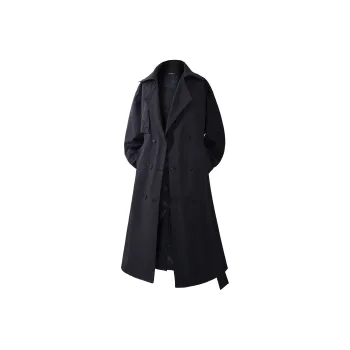 CELUCASN Trench Coats Unisex