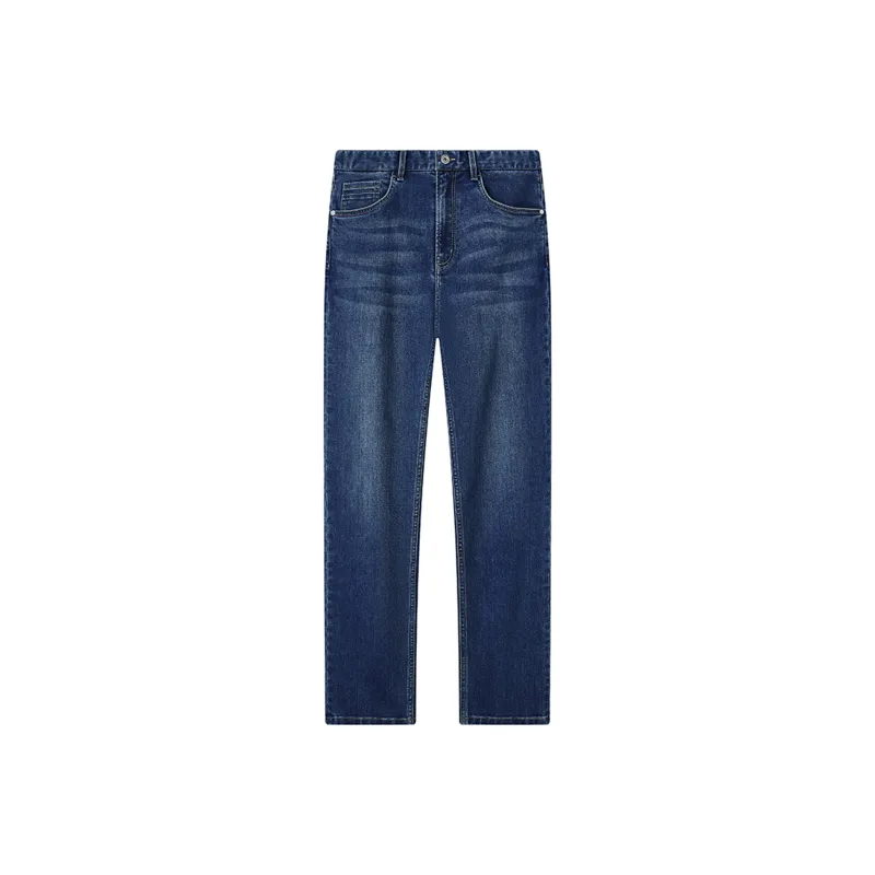 Jiumuwang Men's Pants Expert Jeans Men's Denim Blue-0