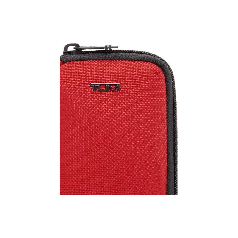 TUMI Nylon Coin Purse Storage Bag Women's Red-3