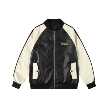 Mimx Homme Leather Jacket Unisex Black
