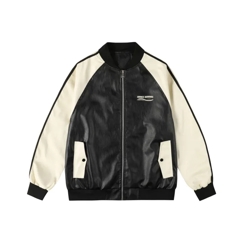 Mimx Homme Leather Jacket Unisex Black-0