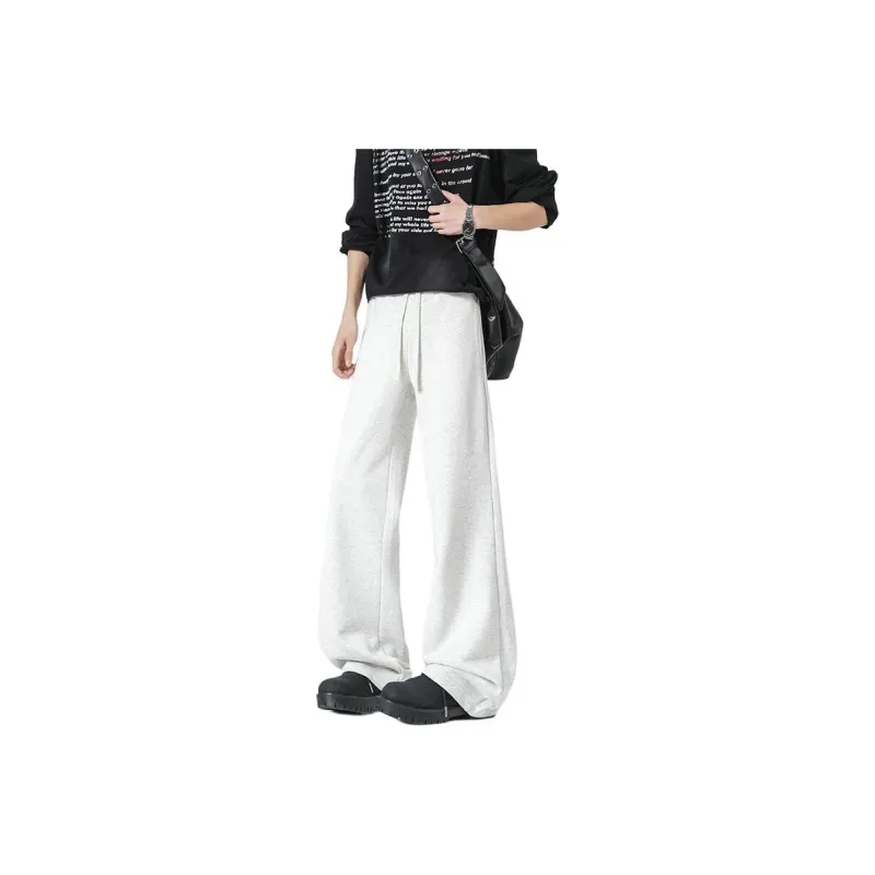 ROOMBOSE Casual Pants Unisex Gray-0