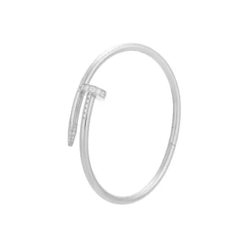 CARTIER Juste Un Clou Series 18K White Gold Bangles Women's