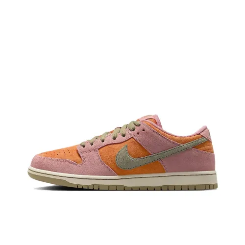 Nike Dunk SB Anti Slip Wear Resistant Low Top Skateboard Shoes Unisex Green Red