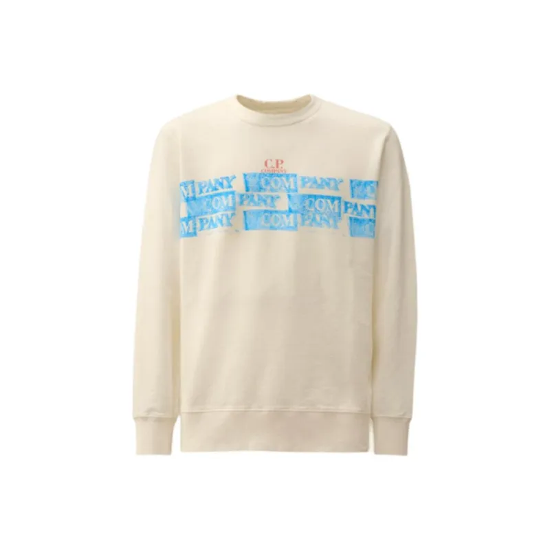 C.P.Company Sweatshirt Men's Gauze White-0