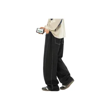 MIIOW Trend Party Series Jeans Unisex Black