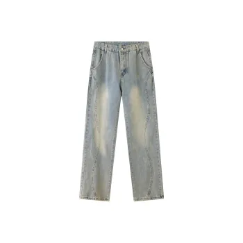 KLAMMKICKS Jeans Unisex Yellow Mud Blue