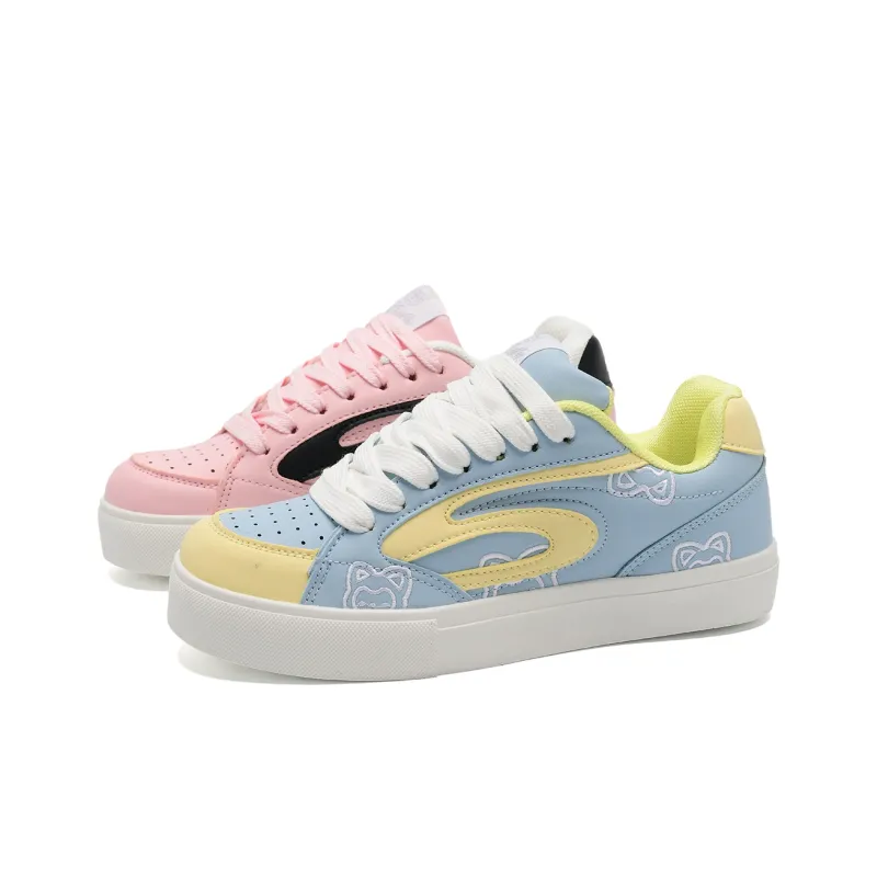 ALI THE FOX Slip Resistant Low Top Skateboard Shoes Unisex-17