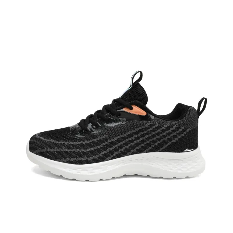 Kuding Running Shoes Women's Low Top Black White/Light Purple/Light Blue Yellow/Lotus Root Powder/Sky Blue/White Purple-35