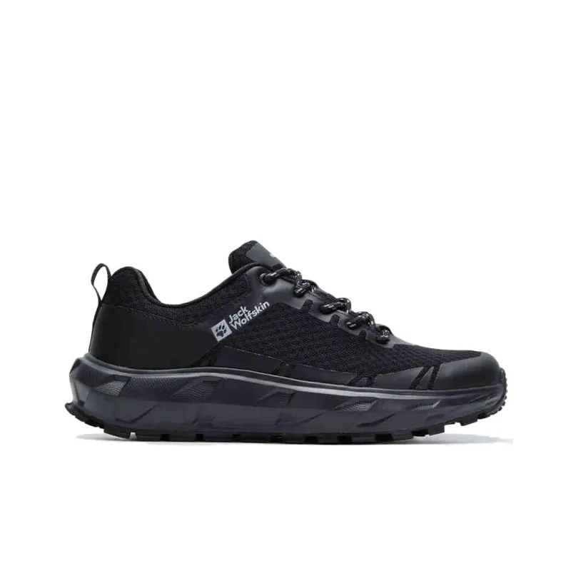 Jack Wolfskin Cushioning, Wear Resistant Low Top Hiking Shoes Women's Black-1