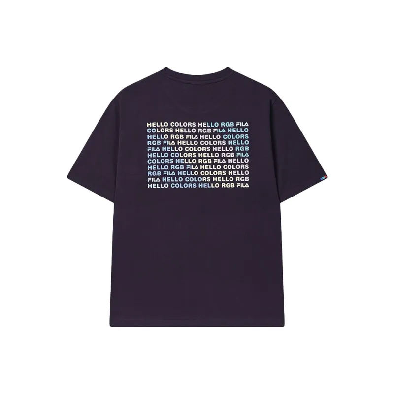 FILA ORIGINALE T Shirt Unisex Dark Purple DP-1