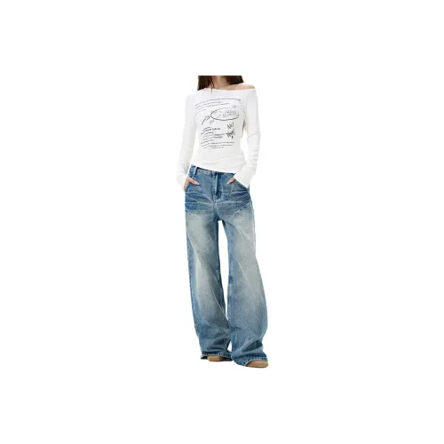 Pirkadat Jeans Unisex Brown Blue