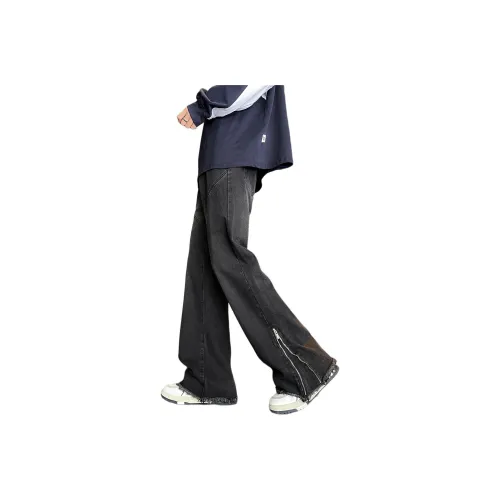 FA2LO Jeans Unisex Black Gray Color