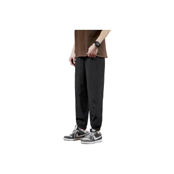 Tonlion Knitted Sports Pants Men's Black
