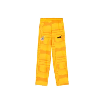 PUMA FTBLCULTURE Knitted Sweatpants Men's Bailey Yellow
