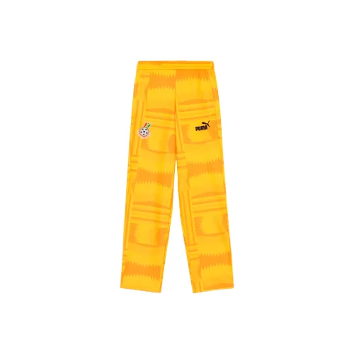 PUMA FTBLCULTURE Knitted Sweatpants Men's Bailey Yellow
