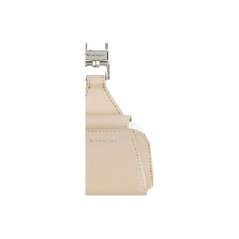 Givenchy Antigona Cow Leather AirPods Protective Cover Earphone Case Men's Beige-3