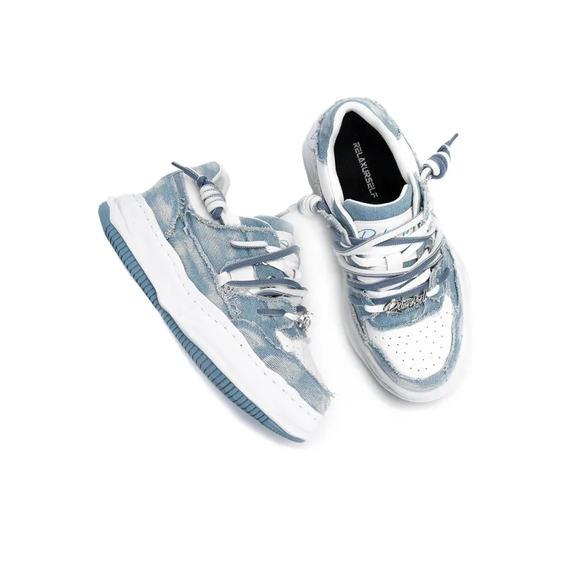 RELAXURSELF Slip Resistant, Lightweight, Breathable, Height Increasing Low Top Skateboard Shoes Unisex-3