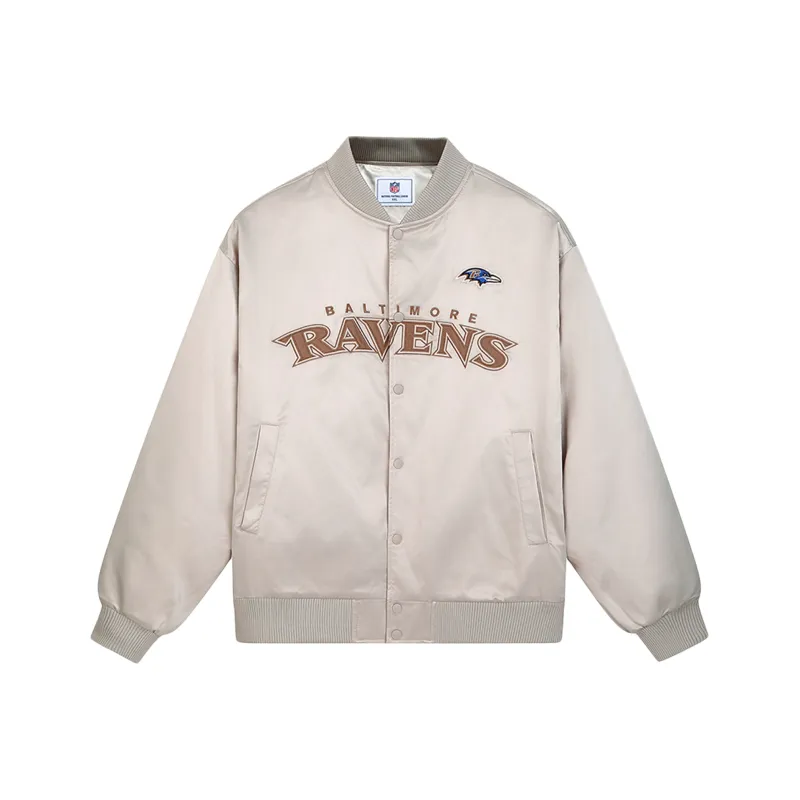 NFL Baseball Jacket Unisex Light Apricot-0