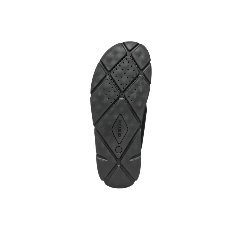 GEOX Xand 2s Abrasion Resistant Slide Slippers Men's Black-7