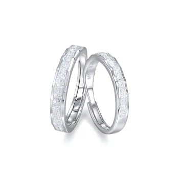 SINO GEM 999 Fine Silver Rings Unisex