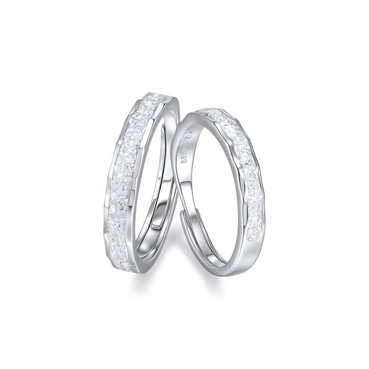 SINO GEM Sterling Silver Ring Unisex-0