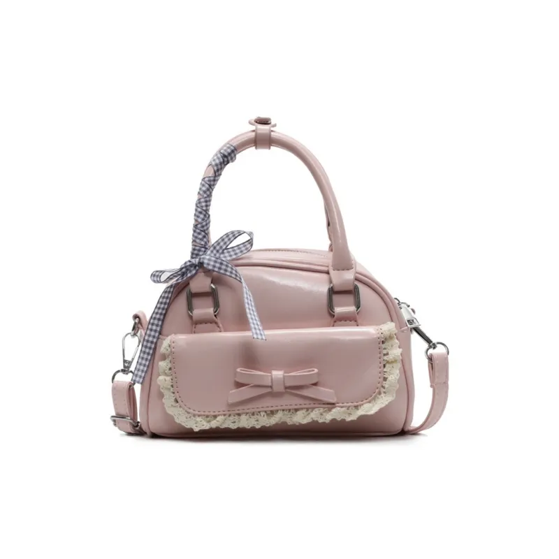 Bywhich PU Bowling Bag, Shoulder Bag, Handbag Women's Multicolor-4